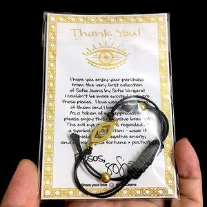 🖤Sofia Vergara Evil Eye 🧿 charm bracelet